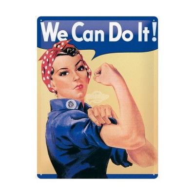 Blechschild "We can do it" Nostalgic Art