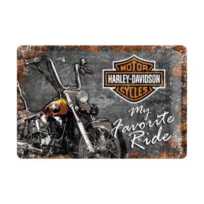 Blechschild "Harley Davidson - Favourite Ride" Nostalgic Art