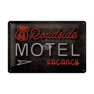 Blechschild "Route 66 - Motel" Nostalgic Art