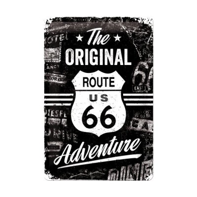 Blechschild "Route 66 - The Adventure" Nostalgic Art