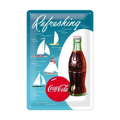 Blechschild "Sailing Boats - Coca Cola" Nostalgic Art