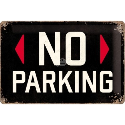 Blechschild "No Parking" Nostalgic Art