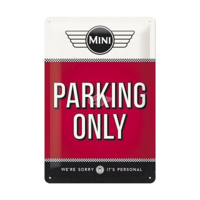 Blechschild “Parking Only Red – Mini“ Nostalgic Art