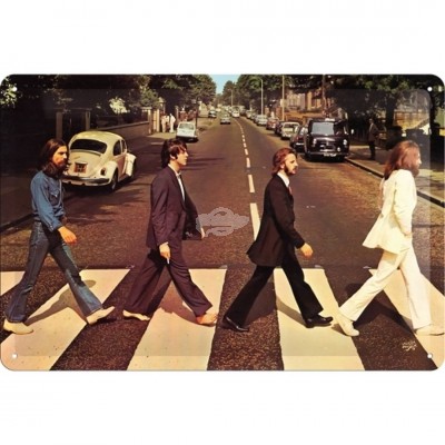 Blechschild „The Beatles - Abbey Road" Nostalgic Art