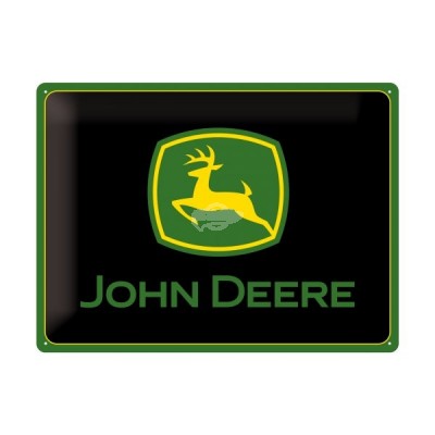 Blechschild "John Deere - Logo" Nostalgic Art