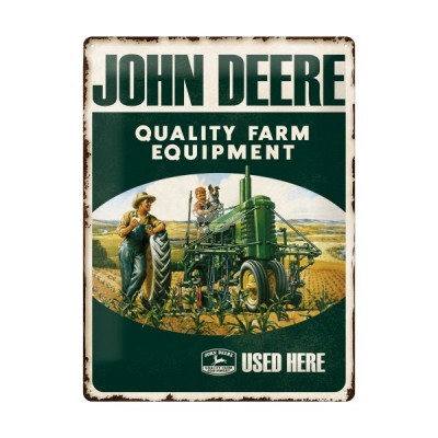 Blechschild "John Deere - Quality Farm" Nostalgic Art