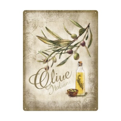 Blechschild "Olive Italiane" Nostalgic Art