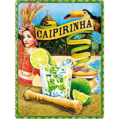 Blechschild „Caipirinha“ Nostalgic Art