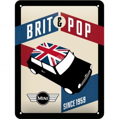 Blechschild “Brit Pop – Mini“ Nostalgic Art