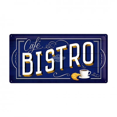 Blechschild „Café Bistro“ Nostalgic Art