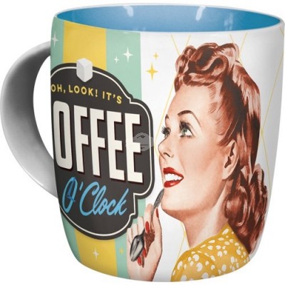 Tasse „Coffee OClock - Say it 50s" Nostalgic Art