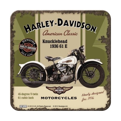 Untersetzer "Harley-Davidson Knucklehead"