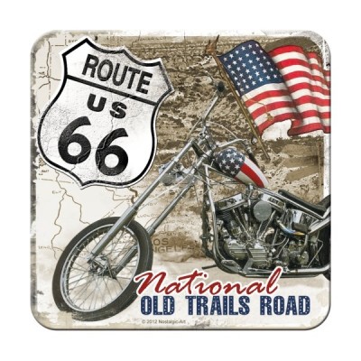 Untersetzer "Route 66 Desert Old Trails Road"
