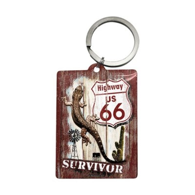 Schlüsselanhänger "Highway 66 Survivor - Nostalgic Art" Nostalgic Art-Auslaufartikel