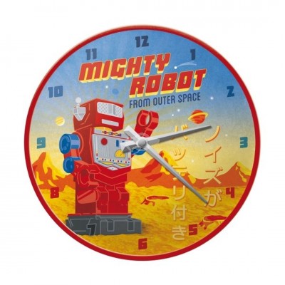 Wanduhr "Mighty Robot" Nostalgic Art