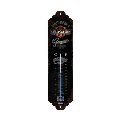 Thermometer "Harley Davidson Genuine Logo" Nostalgic Art