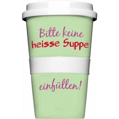 Thermobecher - Coffee to Go Becher “Heiße Suppe“