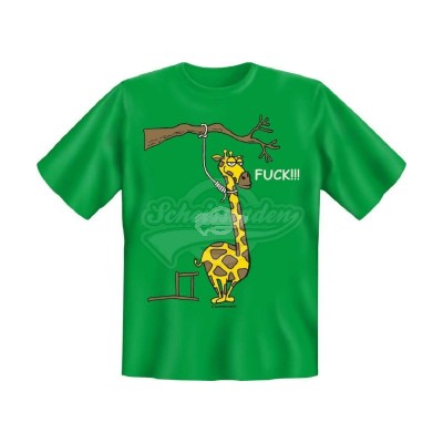 T-Shirt "Giraffe fuck" - Größe L