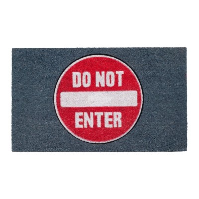 Fußmatte "Do not enter"